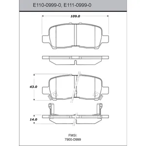 Bendix DISC PAD 460886 