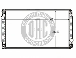 Detroit Radiator Freightliner 918136 