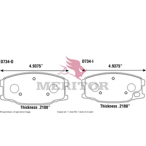 Meritor DISC PAD 1099622 