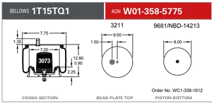 Firestone 1T15TQ1 AIR 339998 