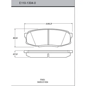 Bendix DISC PAD 460602 