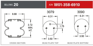 Firestone 20CT 2BN1/4OFF CRCVR 1562536 