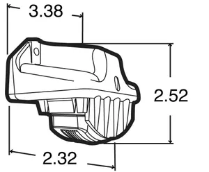 Truck-Lite CHROME BRK 287558 