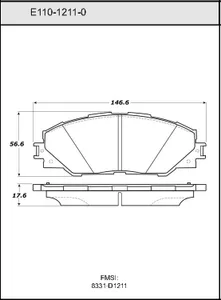 Bendix DISC PAD 453772 