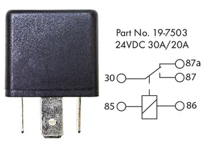 Tectran RELAY 24V 40AMP 331032 