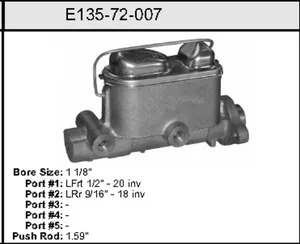 Bendix MASTER CYLINDER 454426 