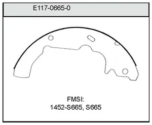 Bendix BRAKE SHOE 454026 