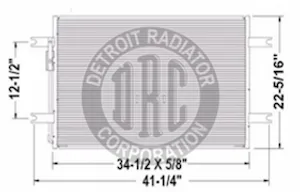 Detroit Radiator AC CONDENSERS 920864 