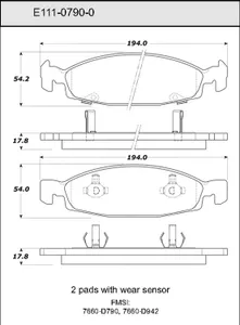 Bendix DISC PAD 449090 