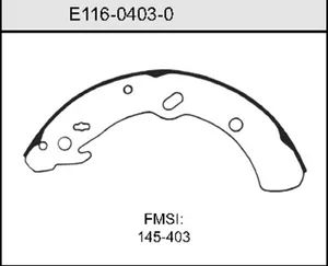 Bendix BRAKE SHOE 441274 
