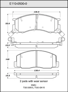 Bendix DISC PAD 455786 