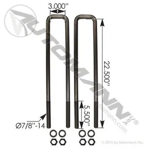 Automann U Bolt Kit Squa 350848 