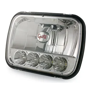 Grote Headlamp - 5 X 7, Clear, Led, Hi/Lo Beam Headlamp 242394 