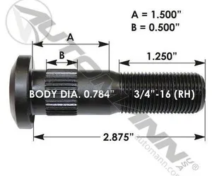 Automann Axle Nut 297644 