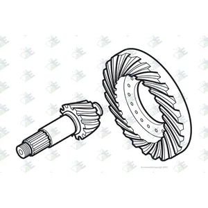 Euroricambi RING & PINION 1151134 