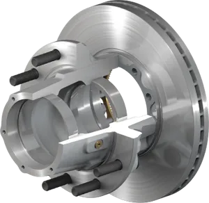 Conmet Aluminum Conventional Hub/Rotor TP Trailer Hub 361380 