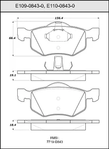 Bendix DISC PAD 453800 