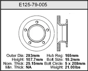Bendix ROTOR 450844 