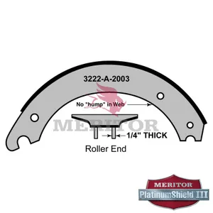 Meritor Reman Shoe 800682 