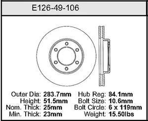 Bendix ROTOR 456020 