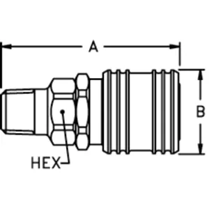 Eaton Cplng air fem 879559 