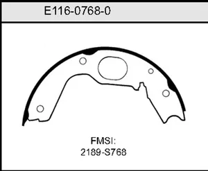 Bendix BRAKE SHOE 451342 