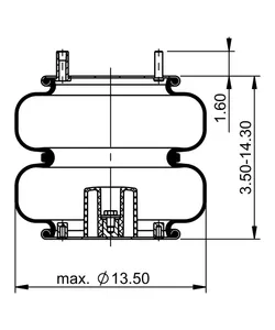 Automann Air Spring Doub 952422 