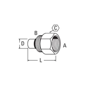Eaton ADAPTER BRASS 877040 