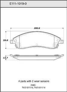 Bendix DISC PAD 455458 
