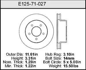 Bendix ROTOR 454254 
