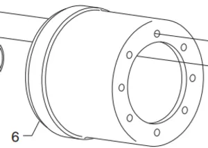 DEXTER AXLE Brake Drum Mach 12.25 x 7.5 363088 