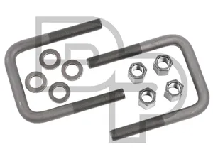 Dayton Two U-Bolts w/Washers & Nuts 239786 
