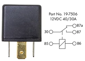 Tectran RELAY 12VDC 326404 