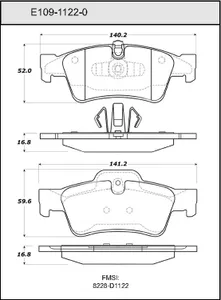 Bendix DISC PAD 456164 