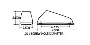 Truck-Lite LENS,CAB MARKER 382558 