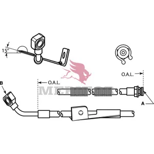 Meritor HYDRAULIC HOSE 774348 