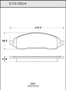 Bendix DISC PAD 441710 