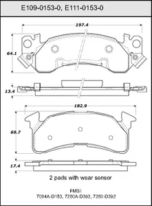 Bendix DISC PAD 449204 