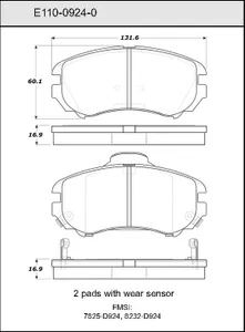 Bendix DISC PAD 445946 