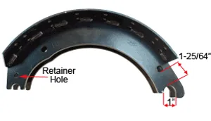 Haldex Shoe - Brake, Position Not Specified 211328 