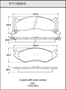 Bendix DISC PAD 441562 