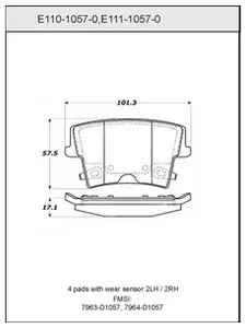 Bendix DISC PAD 440432 