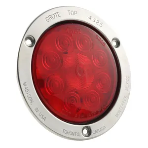 Grote Stt Lamp - Stt,4,Red,W/Ss Flange,Snova Led 220270 