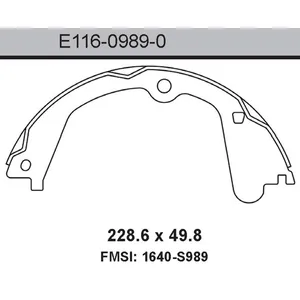Bendix BRAKE SHOE 450156 