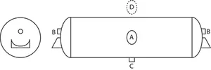 Tectran AIR TANK 329180 
