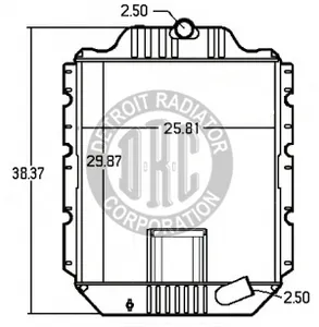 Detroit Radiator International 925504 
