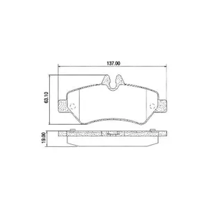 Meritor Disc Pad Set 785066 