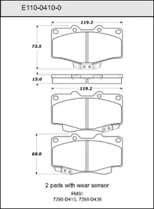Bendix DISC PAD 446028 
