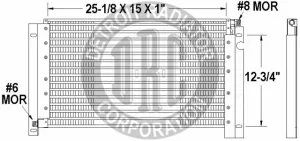 Detroit Radiator Ac Condensers 1440246 