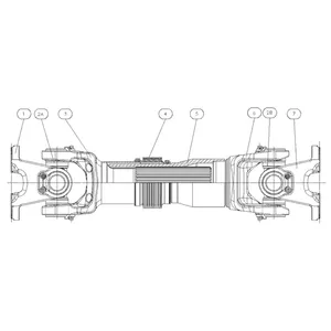 Spicer DRV SHFT 810482 
